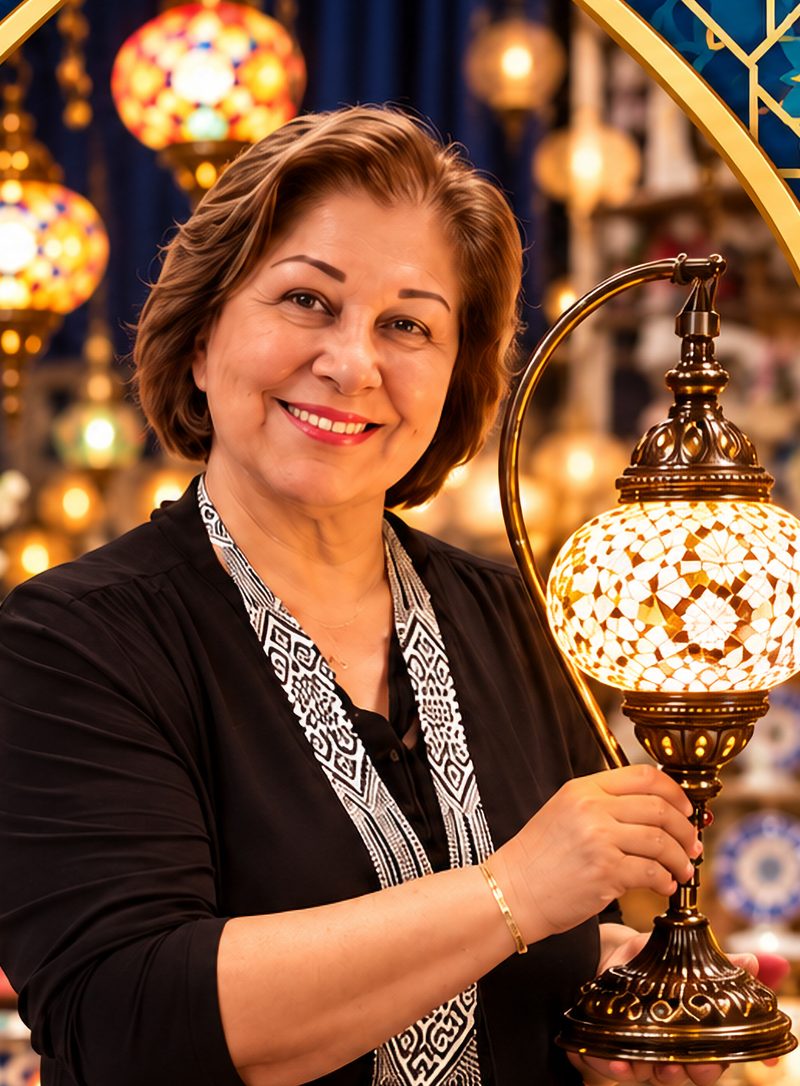 Mahin Ghaffari, owner of Mahin Gift Shop